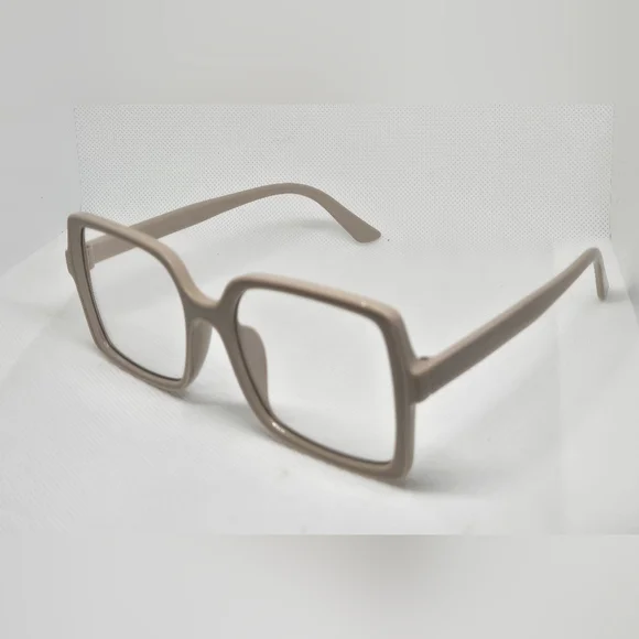 Stylish Cream Eyeglasses - Picture 4 of 5
